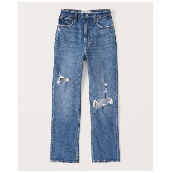 Abercrombie & Fitch Denim - NWT ultra high rise ankle straight
